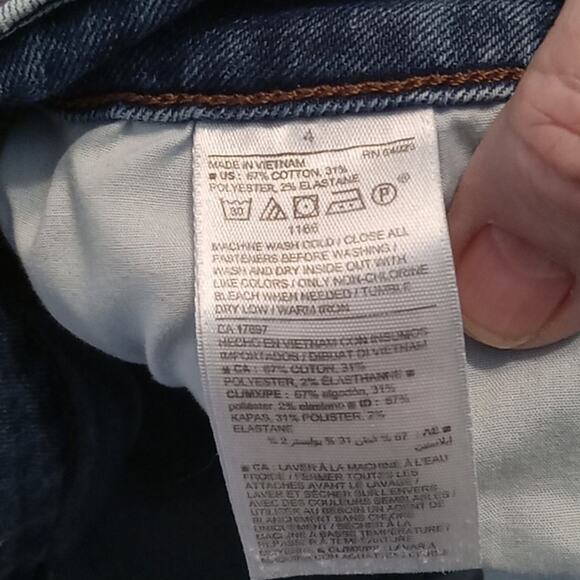 0ld Navy Pop Icon Skinny mid rise size 4 blue jeans - Picture 5 of 8